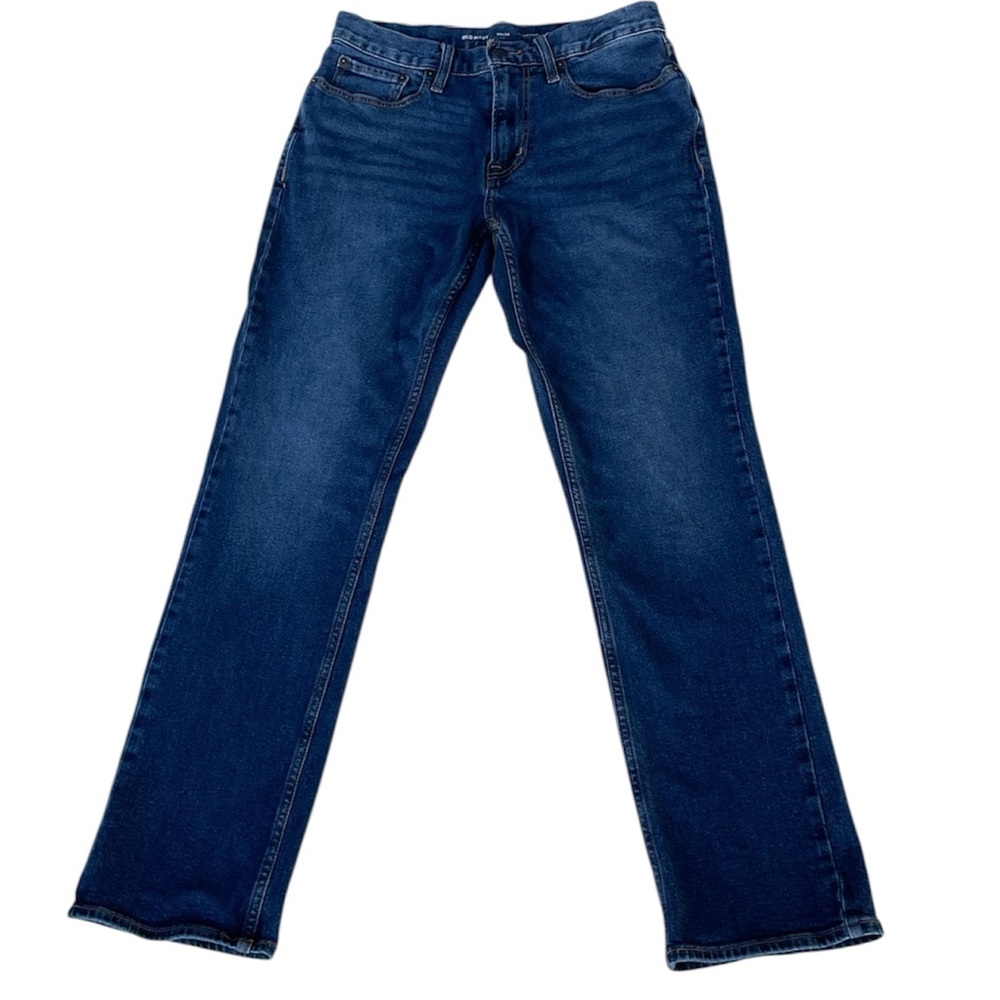 OLD NAVY MENS BUILD IN FLEX DENIM BLUE JEANS SIZE 30 X 32